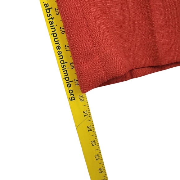 Alfred Dunner Proportioned Medium Pull-On Pants size 18 Persimmon 61403 NWT - Picture 10 of 11